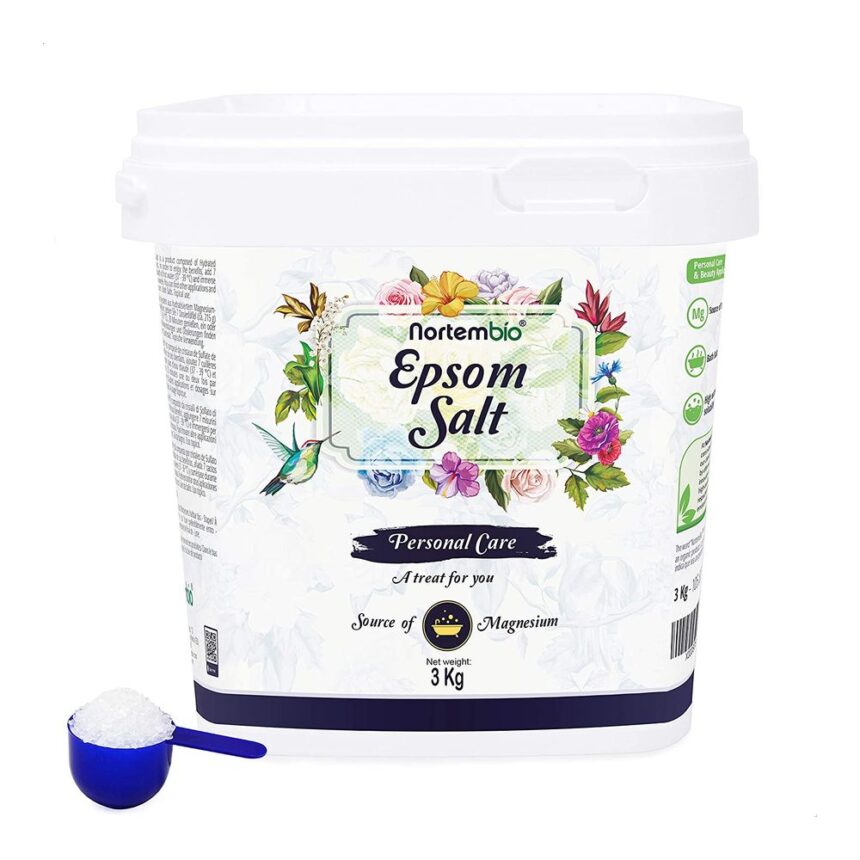 GiDeli Epsom - Sale Da Bagno Da 5 Kg Di Solfato Di Magnesio Di Grado Farmaceutico In Un Secchio, 100% Puro Sale Naturale, Pediluvio, Cura Della Pelle, Bagno Di Relax (5000 G - Foto 9