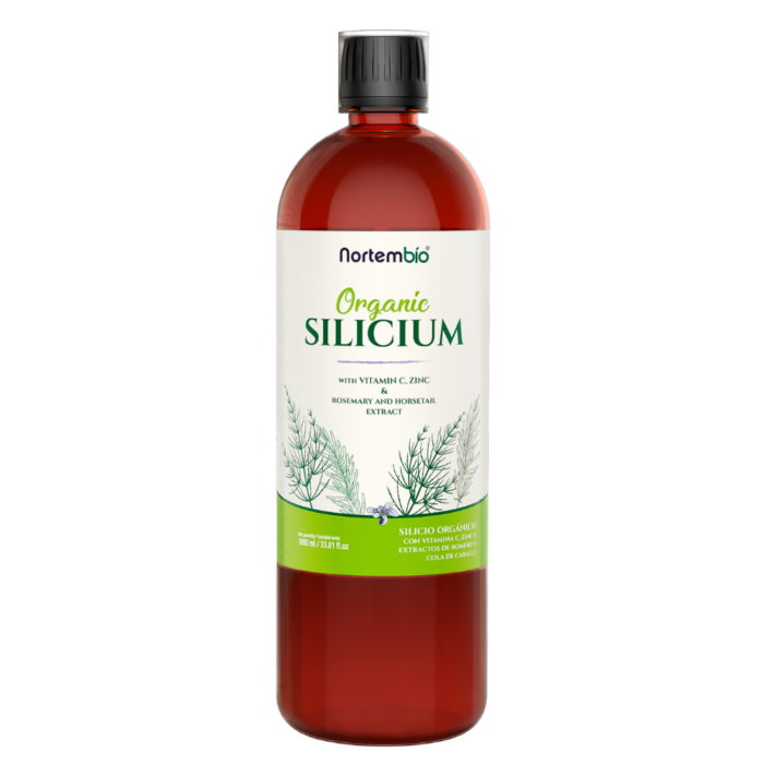 Silicium | Silicio Orgánico con Vitamina C - Fuente de Colágeno