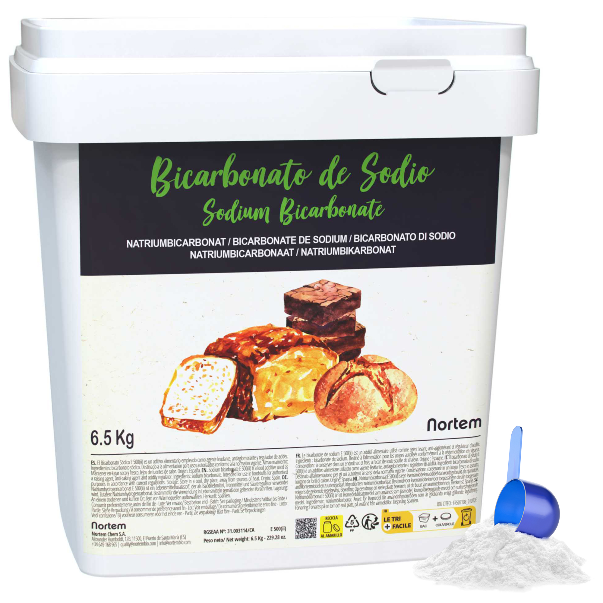 BSA6.5KG bicarbonato sodico alimentario