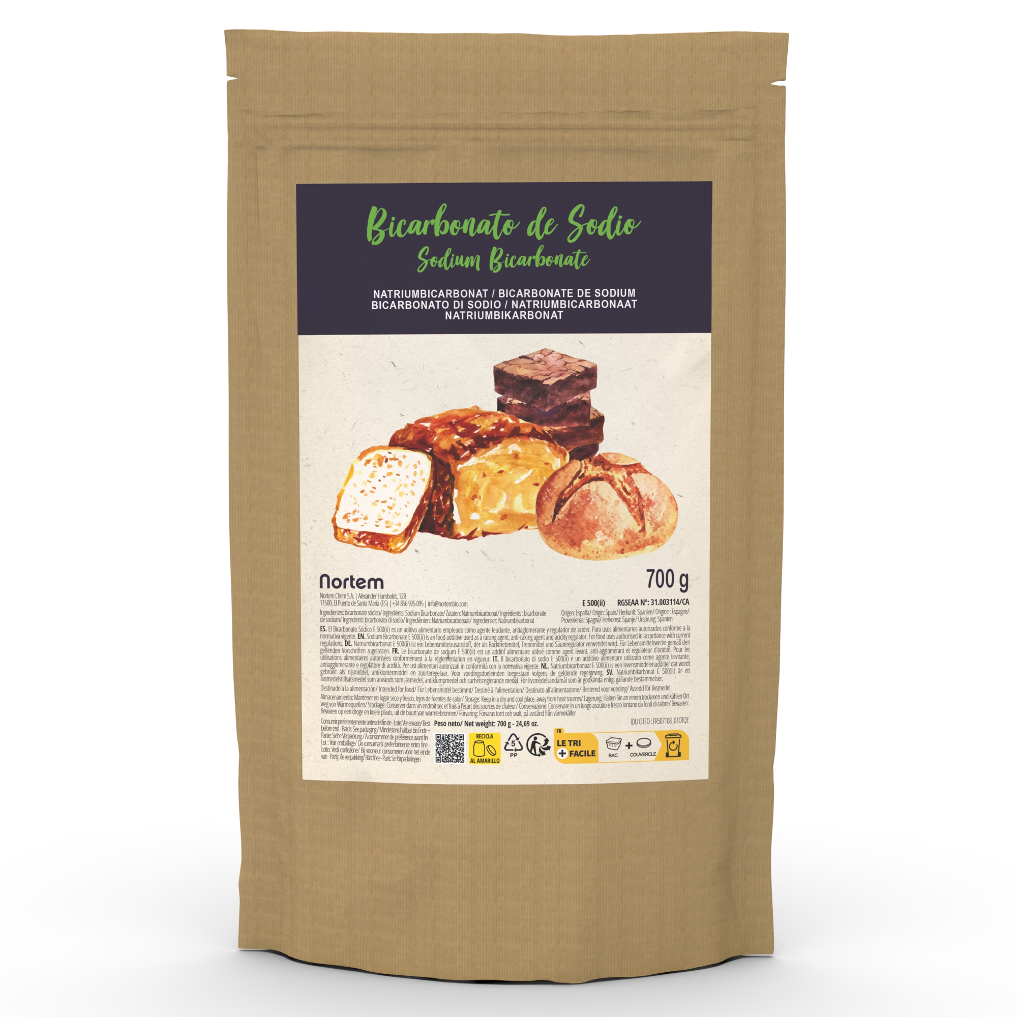BSA700.432 bicarbonato sodico alimentario