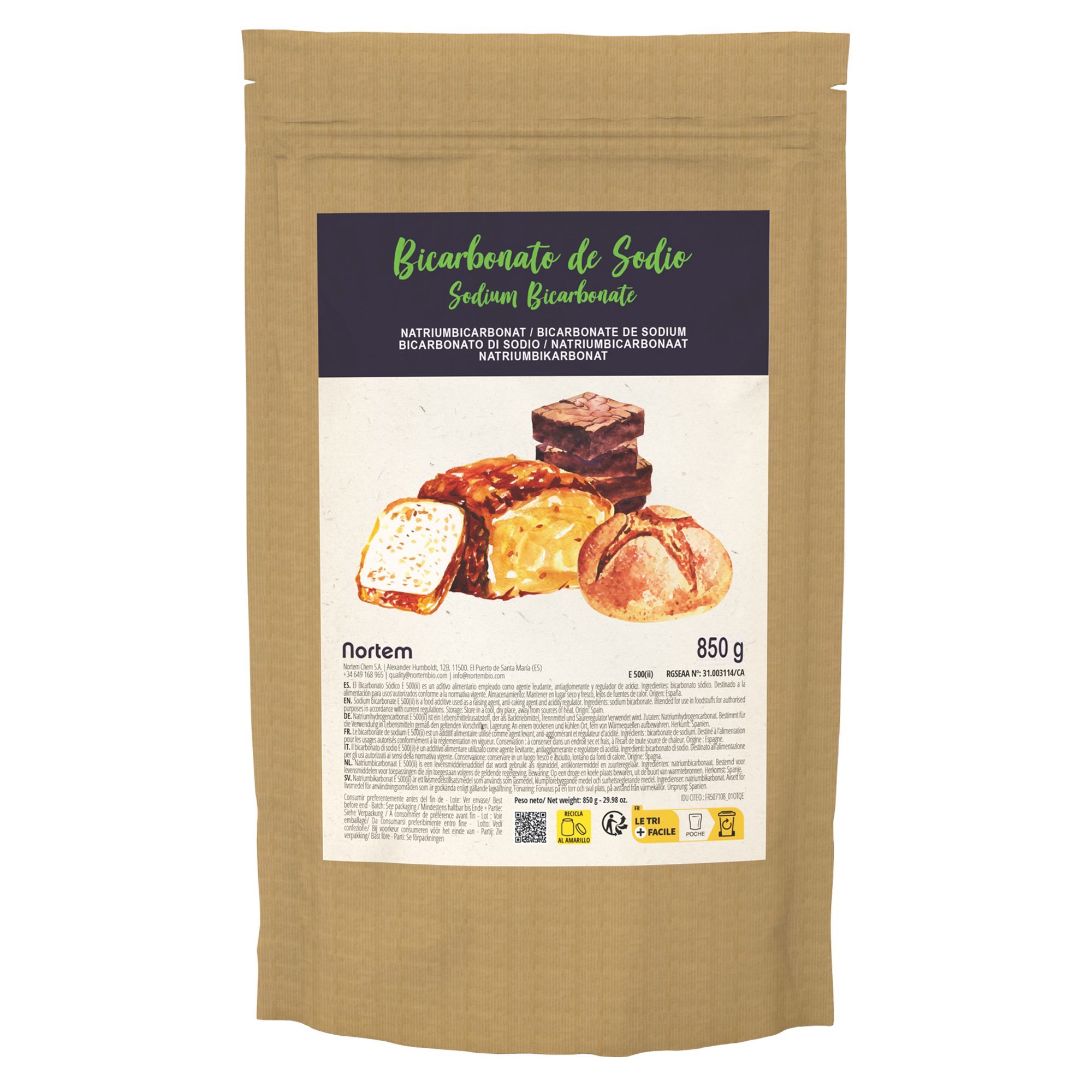 BSA850 bicarbonato alimentario